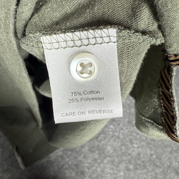 2-Billy Reid Polo Shirts Men's XXL Green‎ Black Short Sleeve Casual Golf - Picture 11 of 13